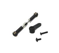 NexusDrive H16 16207 16208 16209 16210 Metal 25t Servo ARM Horn Aggiornamento della canna per aggiornare i modelli di automobili RC compatibili con Servi standard(Black)