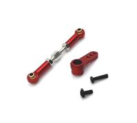 NexusDrive H16 16207 16208 16209 16210 Metal 25t Servo ARM Horn Aggiornamento della canna per aggiornare i modelli di automobili RC compatibili con Servi standard(Red)