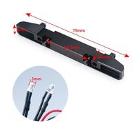 NexusDrive Paramper anteriore in metallo e paraurti posteriore con luci a compatibili con 1/24 RC SCX24 AXI00002 Parti di aggiornamento del crawler per latch fittizio(Rear Bumper)