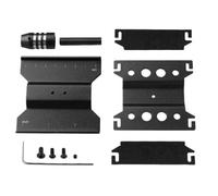 NexusDrive RC Auto Repair Stand Workstation Compatibile con SCX24 1/16 1/18 1/24 RC Crawler Buggy Modelli di manutenzione del veicolo universale RC(Black)
