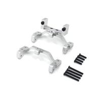 NexusDrive Sede a Base di aste di tiro in Metallo e Assi Verso l'Alto Servo Staffa Montato Compatibile con Mn D91 D96 D99S 1 12 Parti di Ricambio RC RC RC(Silver)