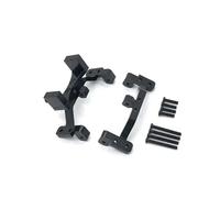 NexusDrive Sede a Base di aste di tiro in Metallo e Assi Verso l'Alto Servo Staffa Montato Compatibile con Mn D91 D96 D99S 1 12 Parti di Ricambio RC RC RC(Black)