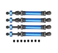 NexusDrive Set di Alberi di addestramento in Metallo di 4 Pezzi compatibili con 1 a 10 Parti di aggiornamento di Auto RC per VXL 4x4 4WD Modelli(Blue FR)