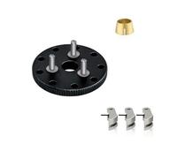 NexusDrive Set di Campane della Frizione volano in Metallo 4142 4146 3281 Compatibile con 1 a 10 Modelli RC Auto Modelli TRX Accessori per aggiornare Le Parti Accessori(Black)