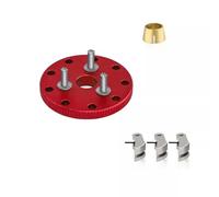 NexusDrive Set di Campane della Frizione volano in Metallo 4142 4146 3281 Compatibile con 1 a 10 Modelli RC Auto Modelli TRX Accessori per aggiornare Le Parti Accessori(Red)