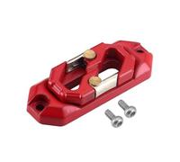 NexusDrive Simulazione dei raccordi in metallo per argani elettrici per 1/10 1/8 RC Model Crawler Crawler Upgrade Compatibile con vari veicoli di controllo remoto(Red)
