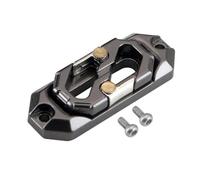 NexusDrive Simulazione dei raccordi in metallo per argani elettrici per 1/10 1/8 RC Model Crawler Crawler Upgrade Compatibile con vari veicoli di controllo remoto(Dark Grey)