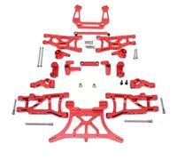 NexusDrive Sospensione Sospensione ARM SCHOCK TOWER BLOCCO DEL BLIT GIOTTO METALI COMPATTIBILI CON AUTO VXL RC da 1 10 2WD(Red)