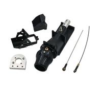 NexusDrive Spray per Il propulsore per Acqua per Pompe per la Pompa a Getto da 28 mm con 3 eliche Funzione inversa per Modelli di Barche RC Fai -da -Te compatibili con sistemi di Telecomando Standard