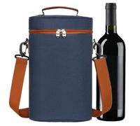 Nexusectar Borsa Per Fresco Del Vino Isolato | Bota Di Tote Bottiglie Isolata Da Vino 2 Bottiglia Bottiglia Sacca | Custodia Per Trasferimento A Prova Portatile Con Manico Per Viaggi E Natale