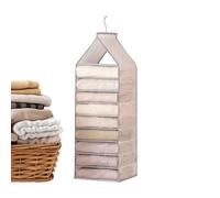 Nexusectar Hangable Closet Shelves Space Saving Multi Layer Clothes Storage