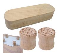 Nexusectar Modello per Cucire - Rotondi in Tessuto di Legno 5,5x5,5x5,5 Cm, Peso da Taglio Campione | Fermacarte per Stirare Quilting per Scrivere Disegni Artigianato Fai-da-Te per Cucire Uso