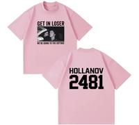 Nexuso Heated Rivalry Maglietta Get in Loser We're Going To The Cottage Shane Hollander Ilya Rozanov Uomo Donna Cotone Casual T-Shirt-Pink||m