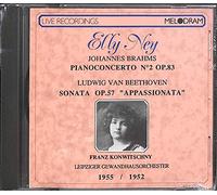 NEY ELLY (piano) - Concerto per piano n.2 op 83 in SI (1878 81) Sonata per piano n.23 op 57 'Appassionata' (1804 5