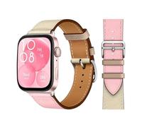 NEYENS Loop retrò per Huawei Watch Fit 3 cinghia italiano cinghia in pelle in pelle cinghia di ricambio rapido Cintura di orologi Correa per Huawei Fit 3 Fit 2 Watch Band(Rose Sakura Craie 10,Fit 3)