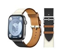 NEYENS Loop retrò per Huawei Watch Fit 3 cinghia italiano cinghia in pelle in pelle cinghia di ricambio rapido Cintura di orologi Correa per Huawei Fit 3 Fit 2 Watch Band(Black white 16,Fit 2)