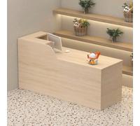 NEYTIIR Banco Reception Compatto Bancone For Ricevimenti Con Cassetto Portaoggetti Finitura Laccata Lucida Foro Di Accesso Ai Cavi Nel Vassoio For Tastiera Del Desktop(C,120x60x100CM)