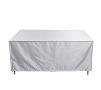 NEYTIIR Coprimobili Da Giardino Impermeabili, Coprimobili Da Giardino Impermeabili, Resistenti Allo Strappo E Allo Sbiadimento, Copridivano In Rattan For Esterni(Silver,190x100x80cm)