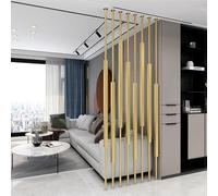 NEYTIIR Kit Divisori for Schermi, Divisori for Stanze in Metallo E Ferro con Base, Schermi for La Privacy for Appartamenti dal Pavimento al Soffitto, A Colonna(5pcs,125cm/49in/4.1ft)