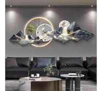 NEYTIIR Lampada Da Parete Con Paesaggio Di Alberi D'acqua Di Montagna - Splendida Scultura Da Parete Con Luce Per Ingresso, Corridoio, Soggiorno, Sala Da Pranzo(C Style,100 * 35cm)