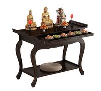 NEYTIIR Mobiletto For Altare Buddista, Tavolo For Altare Da Meditazione, Tavolo For Offerte Con Piedistallo E Contenitore, Altari For Santuari Ancestrali Del Buddha, For Relax(100x40x100cm)