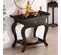 NEYTIIR Mobiletto For Altare, Tavolo For Meditazione E Preghiera, Supporto For Il Giorno Dei Morti, Base For Statue Di Buddha In Legno, For Soggiorno E Camera Da Letto(80x33x100cm)