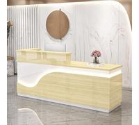 NEYTIIR Piccola Reception,Reception Moderna,Reception Tavolo Bancone,Banco Reception Ufficio,con Cassetto, Consente Di Risparmiare Spazio Ed È Facile Da Installare(U)