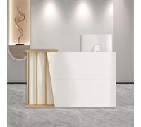 NEYTIIR Reception, Bancone Reception, Mobiletto Cassiere Semplice, Bancone For Vendita Al Dettaglio Con Cassetti, Supermercato(B,100cm)