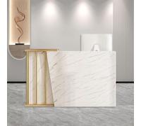 NEYTIIR Reception, Bancone Reception, Mobiletto Cassiere Semplice, Bancone For Vendita Al Dettaglio Con Cassetti, Supermercato(A,120cm)