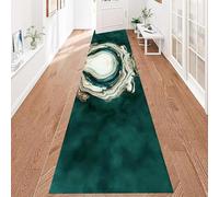 NEYTIIR Tappeto Camera Da Letto A Marmo, Tappeti Design Di Trama Di Moda Chic, Tappetone Antimacchia - Per Decor Del Pavimento Del Soggiorno(E,80x300cm)