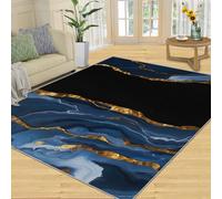 NEYTIIR Tappeto Da Appartamento Con Stampa Leopardata Marrone, Ghepardo Vintage Bohémien Europeo, Tappeto A Pelo Corto Facile Da Pulire For Il Soggiorno(Abstract Marble,80 x 220 cm)