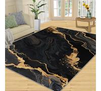 NEYTIIR Tappeto Da Appartamento Con Stampa Leopardata Marrone, Ghepardo Vintage Bohémien Europeo, Tappeto A Pelo Corto Facile Da Pulire For Il Soggiorno(Wavy Lines,180 x 240 cm)
