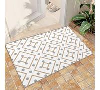 NEYTIIR Tappeto Moderno Lavabile Per La Camera Dei Bambini, Il Soggiorono, La Hall, La Moquette Lavabile In Lavatrice, Mosaico, Geometrico, Antiscivolo(Geometric Stripes,60 x 90 cm)