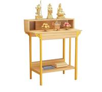 NEYTIIR Tavolo Da Altare For Santuario Personale, Tavolo Da Altare For Meditazione Con Contenitore, Supporto For Preghiera Del Santuario, Piedistallo For Armadietto Cinese(B,120x60x118cm)