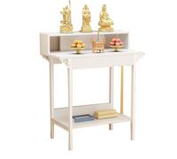 NEYTIIR Tavolo Da Altare For Santuario Personale, Tavolo Da Altare For Meditazione Con Contenitore, Supporto For Preghiera Del Santuario, Piedistallo For Armadietto Cinese(A,100x60x118cm)