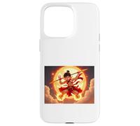 Nezha, dio giovanile della mitologia cinese che cavalca il fuoco Custodia per iPhone 15 Pro Max