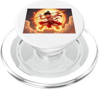 Nezha, dio giovanile della mitologia cinese che cavalca il fuoco PopSockets PopGrip per MagSafe