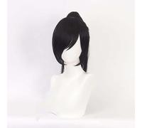 NEZIH Anime Dororo Hyakkimaru Uomo Black Ponytail Parrucca Cosplay Costume Cosplay Resistente al Calore Capelli Sintetici Parrucche di Halloween Parrucche di Halloween, Accessori Decorativi