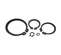 NEZIH Ctongrun-Rondelle di Tenuta 65Mn Acciaio Nero Ossido Anelli di ritegno M3-M80 GB894 Albero di Sicurezza di Tipo C, Resistente all'Usura(2Pcs M55)