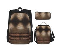 NEZIH Lights Hit The Brick Wall Print Zaino Set Scuola Bookbag Con Borsa Pranzo Astuccio Combinazione Cartelle Set