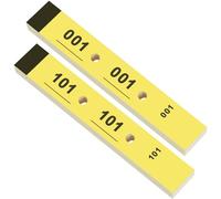 Nezyo 1-200 Blocchetti Numerati Biglietti Lotteria Numerati Blocchetti Guardaroba Blocchi Numerici da 1 a 200 Biglietti Numeri Perforati per Guardaroba Lotteria Eventi Festa, 20 x 3 cm