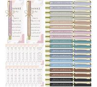 Nezyo 18 Set Regali di Apprezzamento per i Dipendenti Regali di Ringraziamento per i Colleghi Penna a Sfera Motivazionale con Segnalibro Regalo Motivazionale a Dare Squadra Collega(Orgoglio)