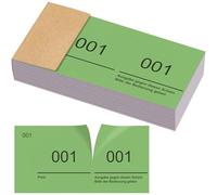 Nezyo Blocchi di Numeri Doppi 1-100 Blocchi di Numeri 10 cm x 5 cm per Guardaroba, Eventi, Feste, Fiere e Intrattenimento(Verde)