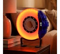 Nezyo Regali per Appassionati di Auto Luce Notturna a LED Ricaricabile a Forma di Disco Freno Lampada Ambientale da Scrivania con Interruttore Touch per Amanti di Auto Compleanno Decorazione Tavola