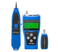 NF-308 Misura La Lunghezza Del Cavo LAN Di Rete Test Di Continuità Del Cavo Wire Tracker RJ45 RJ11 Tester For Cavi Ethernet Rosso Identificazione Accurata(BLUE)