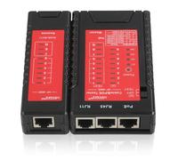 NF-468S - Tester per cavi di rete, tester per cavi di rete, tester di rete RJ45, tester di continuità del cavo Ethernet -RJ45/RJ11/CAT5/CAT6/CAT5E/CAT6A, linea telefonica CAT3, tester LAN