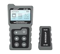 NF-488 Tester POE Tester Inline Power Over Ethernet Tensione Corrente Tester Test per POE Testing, Controllo Continuità Cavo di Rete, Alimentazione DC & Interruttore Loop-Back Test POE Detector