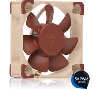 NF A4x10 5V PWM Case per computer Ventilatore 4 cm Marrone, Ventola Ventilatore, 4 cm, 1000 Giri/min, 5000 Giri/min, 19,6 dB, 8,9 m³/h