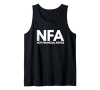 NFA Non Consulenza Finanziaria Divertente Finanza Trader Azioni Crypto Canotta