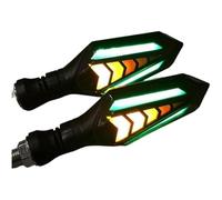 NFAHBAQA 2 Pezzi Indicatori Direzione Moto per 1290 SUPERDUKE Super Duke GT Nueva Motocicleta 2019-2023, Sequenziali Frecce LED 12V, Universali Impermeabili e Resistenti, Alta Luminosità,Green